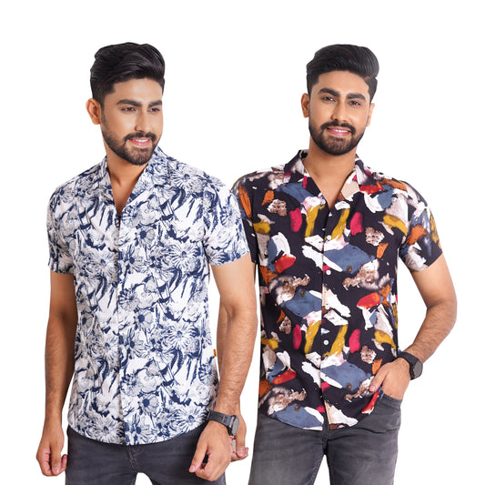 Combo Half Printed Shirt | Shirt For Men