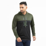 Hoodie Olive & Black