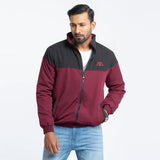 Jacket Maroon & Black