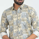Multicolor Printed Cotton Shirt | Shirt For Men