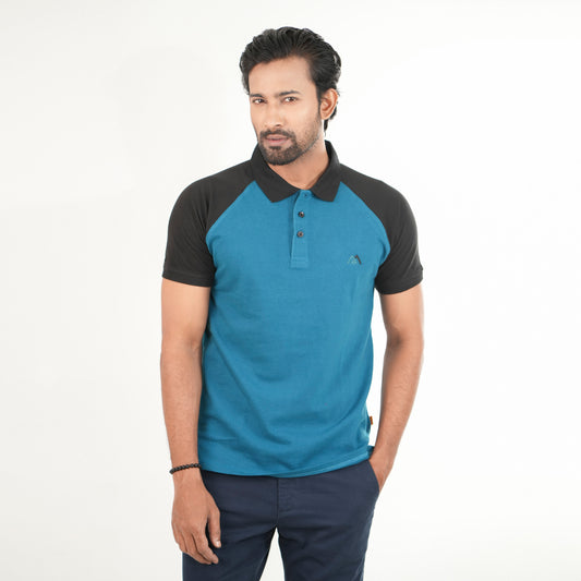 Blue Color Ragnal Polo