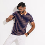 Polo Shirt for Men | Navy Stripe Polo