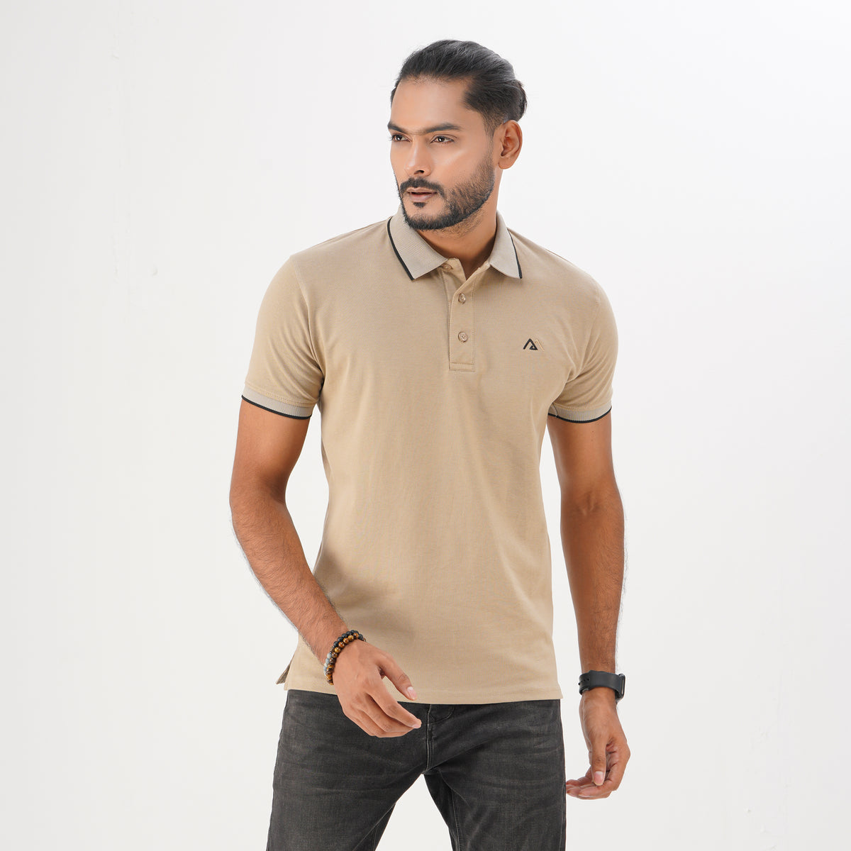 Polo Shirt for Men | Solid Biscuit Polo