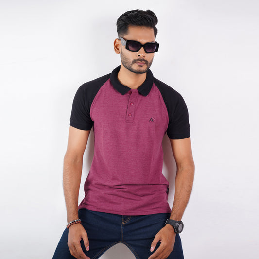 Polo Shirt for Men | Light Maroon Ragnal Polo For Men