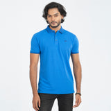 Polo Shirt for Men | Solid Blue Polo