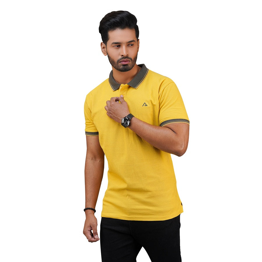 Polo Shirt for Men | Solid Kathali Color