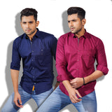 Combo Solid Cotton Shirt | Shirt For Men