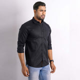 Black Fit Shirt For Men