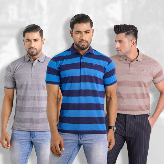 Polo Stripe Combo for men