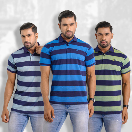 Polo Stripe Combo for Men