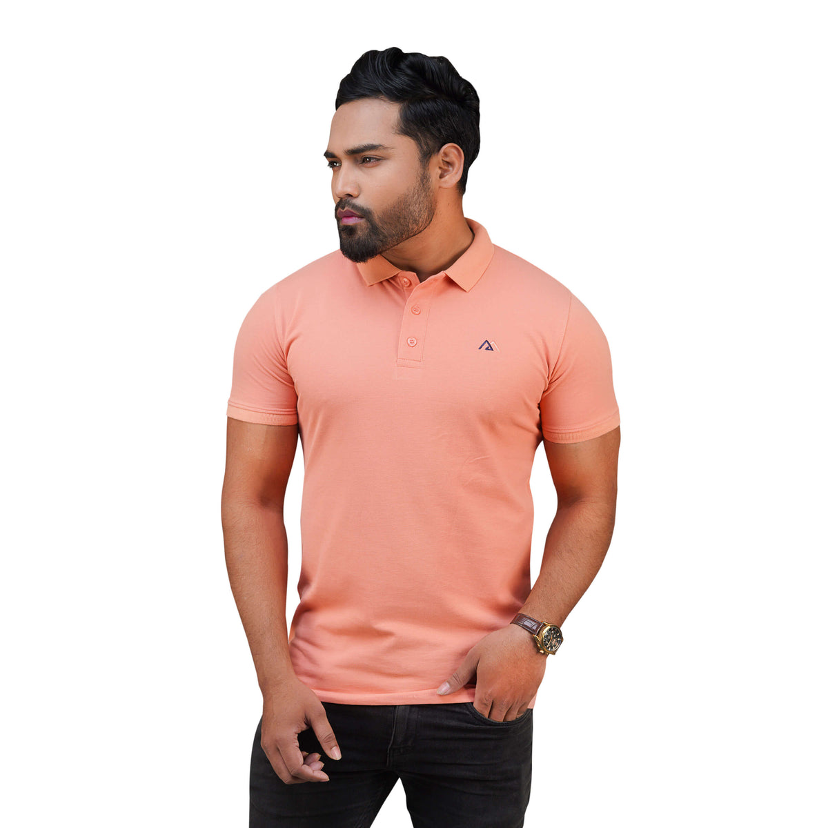 Polo Shirt for Men  Solid Misti Color